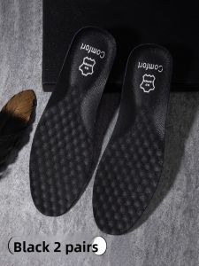 Summer Sweat-Absorbing Anti-Odor Breathable Soft Leather Insoles