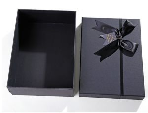 Gift Box Empty Box Customized Boys Style Fancy High-End Gift Box Large Black Packaging Box Creative Paper Box