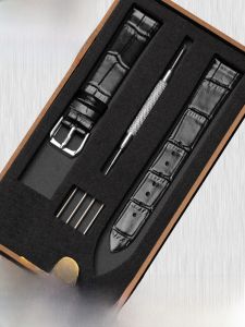 Woalmorn | Ultra-thin Soft Waterproof Leather Watch Strap