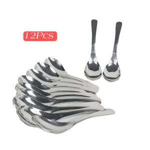 Sendok Bebek Tebal Stainless Steel Anti Karat 12Pcs