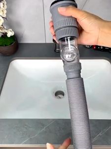 Bathroom Washbasin Drainer Deodorizer Clogging Drainer 360° Swivel Retractable Space Saving Drain Set Drainer洗手台下水管
