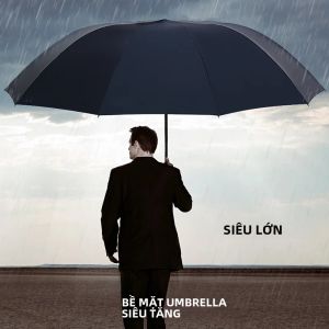 Siêu Lớn Gấp Ô Chống Gió 190T Nylon Nắng Mưa Ô Dành Cho Nam Nữ Đôi-Toàn Gia Đình Bảo Vệ UBY28