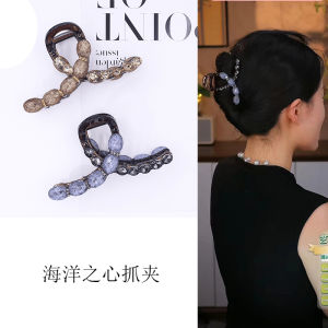 Kẹp Tóc Hình Cá Mập Đơn Giản Màu Trong Suốt Phong Cách Melange Dành Cho Nữ 11cm Kẹp Tóc Sau Đầu Hình Ngôi Sao Đại Dương Phụ Kiện Tóc Thời Trang