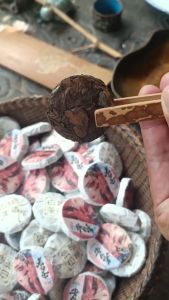 Bạch Trà Phúc Đỉnh bánh tiện lợi 8g - Thọ Mi Lão Bạch Trà 10 năm tuổi hàm súc thanh tao dưỡng nhan - Lovent House