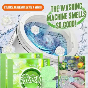 Onemonth deep descaling multiaction fragrant effervescent washing machine tank cleaner