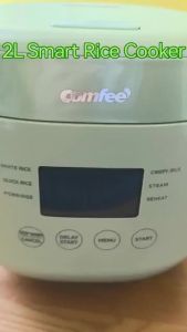 Comfee Digital Mini Rice Cooker 0.72L Non-stick coating 6 menu Smart Multifunctional Rice Cooker