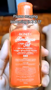 【BUY1 TAKE 2】BONITA Himalayan Pink Salt Face & Body Oil SPF30 UVA 100ml Skin Toning & Moisturizing