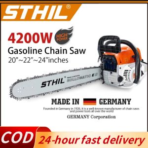 【COD】20/24/36 inches Original Power Chainsaw petrol ChainSaw Wood Working Saw72/105cc