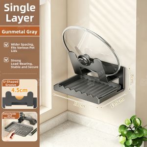 JIABAILI | Wall-Mounted Multi-Function Board and Lid Organizer
