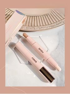 NoVo Dual-Head Highlighting And Contouring Stick Natural Finish 3D Shading And Brightening for Face And Nose Makeup Tools