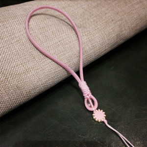ZHENGEGE | Handmade Long Durable Phone Strap with Daisy Pendant Universal Lanyard