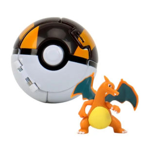 Takara Tomy | Pokemon Elf Ball Figure Pikachu Charizard Blastoise Mewtwo Pocket Monster Variant Pokeball Deformation Toys Action Model Gift