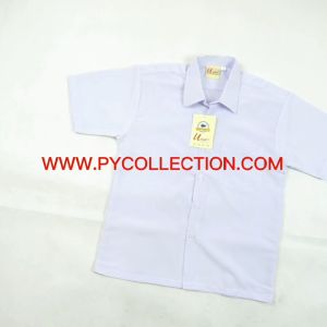 UNIPRO 🌟 HARGA MURAH 🌟 HIGH QUALITY KEMEJA LENGAN PENDEK PUTIH KOSHIBO / BAJU SEKOLAH RENDAH / MENENGAH BUATAN MALAYSIA - UP003