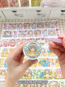 🇲🇾[Malaysia]Ready Stock Stickers In Roll Telado Duo Duo Jiang DIY Hand Book Decoration Modern Coated Paper Sticker Tilado Wearing Series Paper Material Stickers DIY Journal Book Stickers 提拉多多多酱花园秘境迷你穿搭手帐胶带整卷手账贴纸贴画平价分装