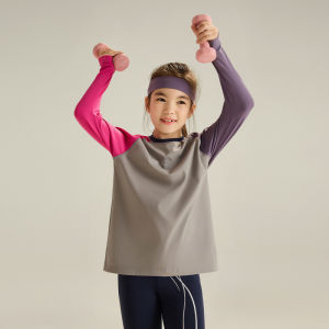 Quick Dry Long Sleeve Sports T-Shirt for Boys Girls Childrens Base Shirt Summer Top New Arrival Breathable Comfortable Nylon Fiber