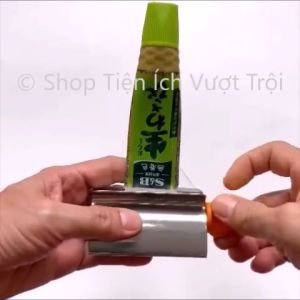 Dụng cụ bóp kem răng bằng Inox và nhựa ABS vắt ép tận dụng hết các loại kem gel tiết kiệm kem đánh răng-Tiện Ích Vượt Trội