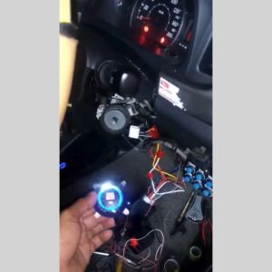 PROMO TERBARU Push Start System Keamanan Mobil Canggih Keyless 2pcs Remote RFID - KQS-Q4 / Security Sistem Car Tombol Alat Upgrade Menyalakan Mesin Alarm Kendaraan Tanpa Kunci