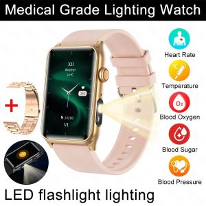 Đồng Hồ Thông Minh Y Tế Cấp Độ Cao 2026 Đo Đường Huyết Lipid Axit Uric Oxy Điện Tâm Đồ ECG+PPG Hỗ Trợ Gọi Bluetooth Dành Cho Người Lớn Nam Nữ Thiết Bị Theo Dõi Thể Dục