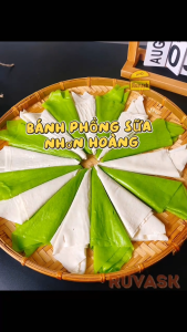 Combo 2 Gói Bánh Phồng Sữa Nhơn Hoàng MIX Vị -Bánh Phồng Sữa Dừa Sầu Riêng Lá Dứa Thơm Ngon - Bánh Tráng Sữa Ruvask