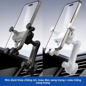 MONLEYTA | Giá đỡ điện thoại di động gắn trên ô tô 2025 Universal Fixed Navigation Support Modern Luxury Anti- shake Clip On Air Vent