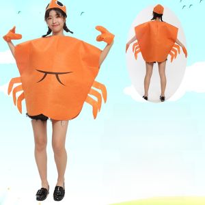 ชุดแฟชั่นผลไม้แบบมีฮาร์ดแวร์สำหรับผู้ใหญ่ ชุดการแสดงแฟชั่นผ้าฝ้ายแบบมีฮาร์ดแวร์สำหรับการแสดงสดในงานวันเด็ก