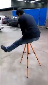 🔥จัดส่งจากประเทศไทย🔥 พับได้ขาตั้งเครื่องวัดระดับเลเซอร์ 100cm ขาตั้งกล้อง เกลียว 5/8 ขาตั้งเลเซอร์ ปรับระดับได้ ขาตั้งเลเซอร์ สามารถทน150KG Adjustable Tripod Level Stand