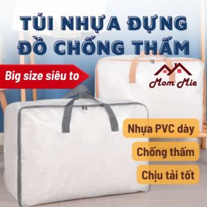 Túi đựng quần áo chăn mền bằng nhựa PVC chống thấm nhiều kích cỡ - M146
