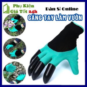 GĂNG TAY LÀM VƯỜN CHUYÊN DỤNG (BỚI ĐÂT NHỔ CỎ TRỒNG CÂY) - Bao Tay Làm Vườn Có Móng Vuốt Đào Đất Xới Đất Dễ Vệ Sinh Có Độ Bền Cạo Tiện Dụng