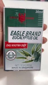 Dầu khuynh diệp Eagle Brand Eucalyptus Oil Hỗ Trợ Phòng Bệnh Cảm Cúm Sổ Mũi Nghẹt Mũi (Chai 30ml)