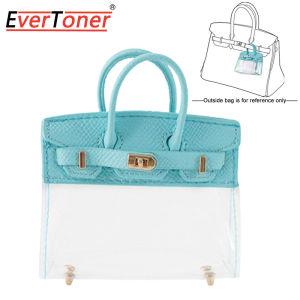 Evertoner Thời Trang Phụ Kiện Móc khóa túi xách nữ tinh tế phím trong suốt chuỗi túi mini