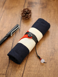 Túi Đựng Bút Chì Bằng Vải Bạt Dung Tích Lớn Túi Đựng Bút Chì Bằng Vải Bạt Đơn Giản Phong Cách Nghệ Thuật Cổ Điển Cho Học Sinh Trung Học