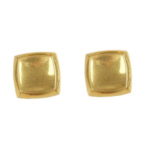 Exaggerated Vintage Bronze Square Hollow Ear Cuff Rose Yang Forest Autumn Winter New Style Fashion Jewelry Ear Studs