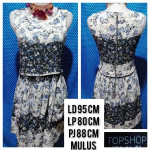 DRESS KUTUNG/SLEEVELESS PUTIH(TOPSHOP) 83
