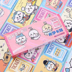 Chiikawa Laser Tag Bookmarks Instant Print Postcards Lomo Style Self-Printing Cards Business Supplies Stationery