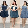 DRESS JUMBO PUJI XXL XXXL XXXXL LD 120 LD 130 LD 140. 