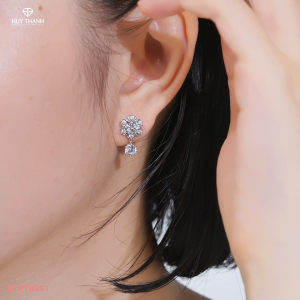 Bông Tai Nữ Vàng Tây 14K BTPTB351 Huy Thanh Jewelry