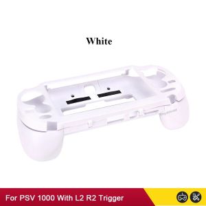 Black White Frosted Hand Grip Joypad Stand Case with L2 R2 Trigger Button For PSV 1000 PS VITA 1000 PSV1000 Gaming Console Acce