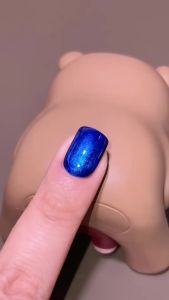 BORN PRETTY 10ml Blue Glass Bead Cat Magnetic Gel Nail Polish for Summer Nail UV LED Soak Off Long Lasting Nail Art DIY Manicure