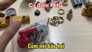 Phụ tùng đầu bơm rửa xe phun xịt áp lực chạy dây curoa 1HP - 2HP các loại | Phụ tùng đầu bơm xịt áp lực