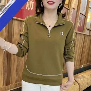 QIAOXIZI | Fashionable Loose T-Shirt for Plus Size Elderly Women