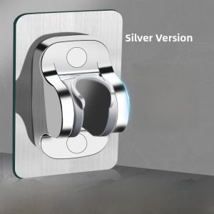Adjustable Shower Head Holder No Drilling Bathroom Shower Sprinkler Fixed Wall Base Bracket for Shower Room Accessories