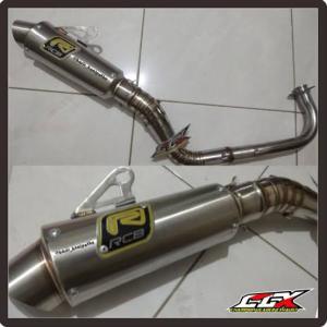 KNALPOT RACING RCB PEMAKAIAN MOTOR MATIC MIO M3 MIO J BEAT KARBU BEAT FI SCOOPY VARIO LED OLD VARIO LED NEW GENIO FINO 125 BEAT STREET YAMAHA GEAR