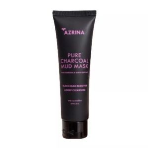 MASKER WAJAH PURE CHARCOAL MUD MASK AZRINA BEAUTY - ACNE CLAY MASK BPOM ORIGINAL PRODUCT