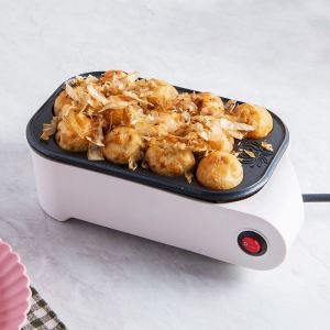 Máy Làm Bánh Bạch Tuộc Mini Sử Dụng Tại Nhà Đa Năng Làm Nóng Bằng Điện Kích Thước Nhỏ Phong Cách Hàn Quốc Dụng Cụ Nấu Ăn BBQ Cấp Nhà Hàng