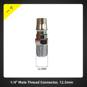 Premium Quick Lock Air Pump Connector round Two-Way Valve for Air Tank Inlet And Outlet Female And Male Head Industrial Grade
