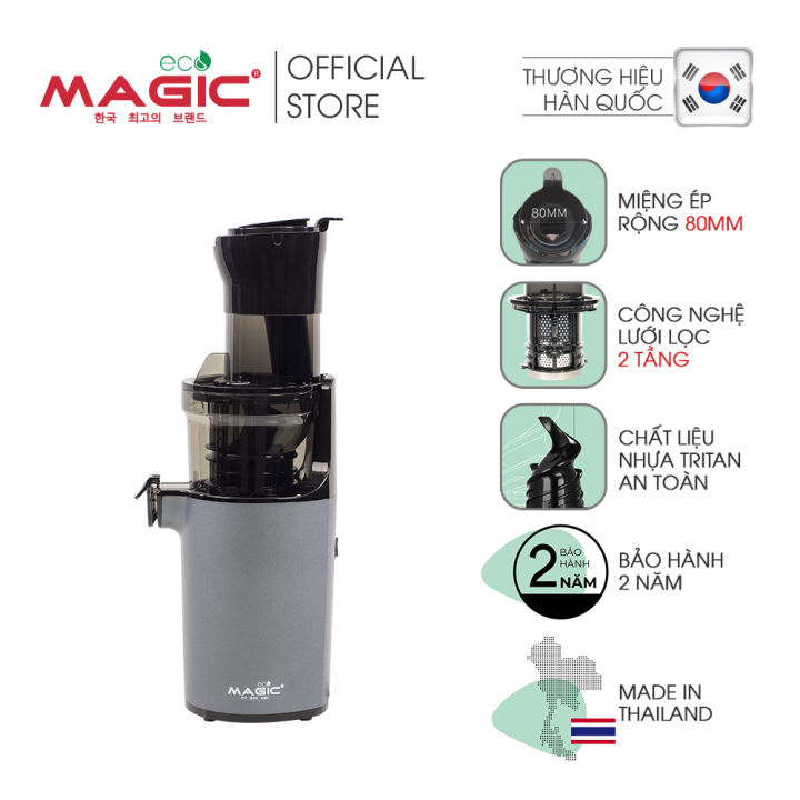 Máy ép chậm miệng rộng thế hệ mới Magic Eco AC139 MADE IN THAILAND,ống ...