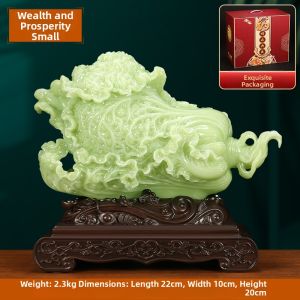 sanstyle | Wealth Attraction Jade Cabbage Figurine