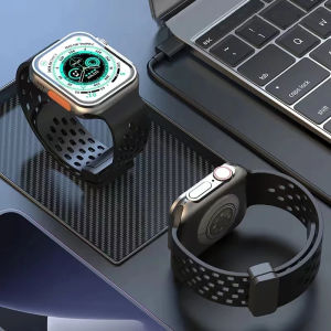 For Apple Watch Ultra 2 Strap 49mm 45mm 41mm 42mm 38mm Women Men 44mm 40mm iWatch Silicone Sport Band Wristband for Apple Watch Series 12 11 10 9 8 7 6 5 43 2 1 SE SE2