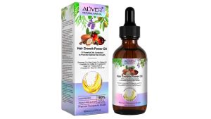 Aliver Hair Growth Power Oil 60ml 11 Powerful Oils Moisturizing Nourishing Strengthening Reduce Hair Thinning Prevents Hair Fall Organic Oil