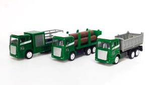 โมเดลรถบรรทุกหัวเหล็ก รถบรรทุกดิน รถบรรทุกของ รถบรรทุกไม้